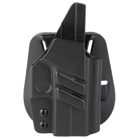 1791 Gunleather Kydex IWB Holster for Glock 43X MOS - Right Hand, Black