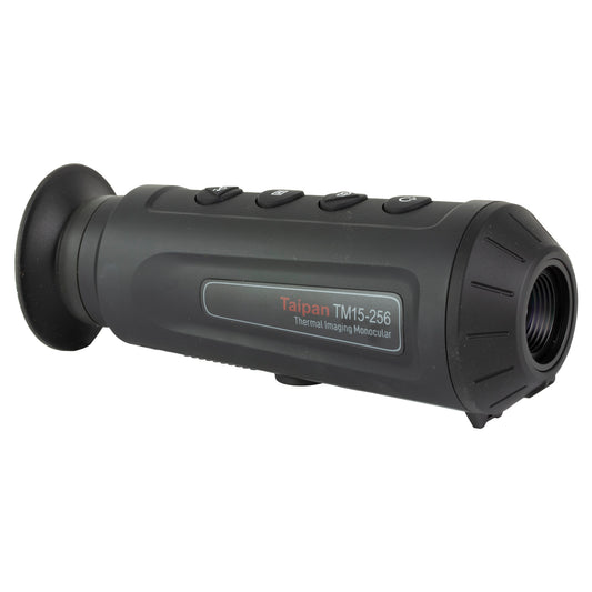 AGM Global Vision Taipan TM15-256 Handheld Thermal Monocular * 256x192 IR Detector, 15mm Objective, 1.5-12X Zoom, Black