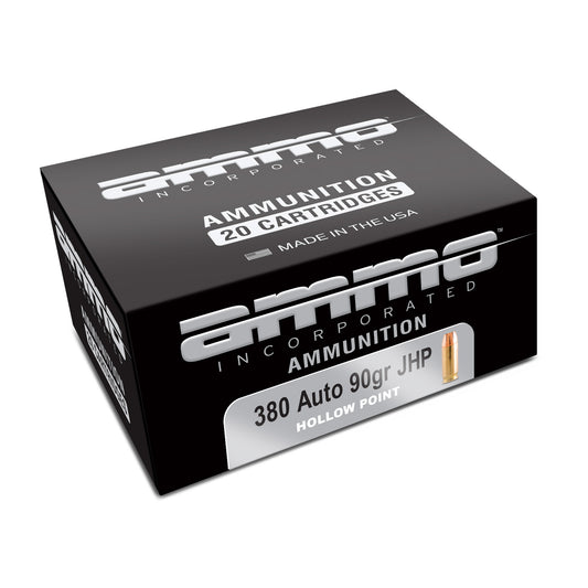 Ammo Inc Signature .380 Auto 90 Grain Jacketed Hollow Point Ammunition (20 Rounds)