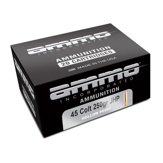 Ammo Inc Signature 45 Long Colt 250 Grain Hollow Point Ammo - 20 Rounds Per Box