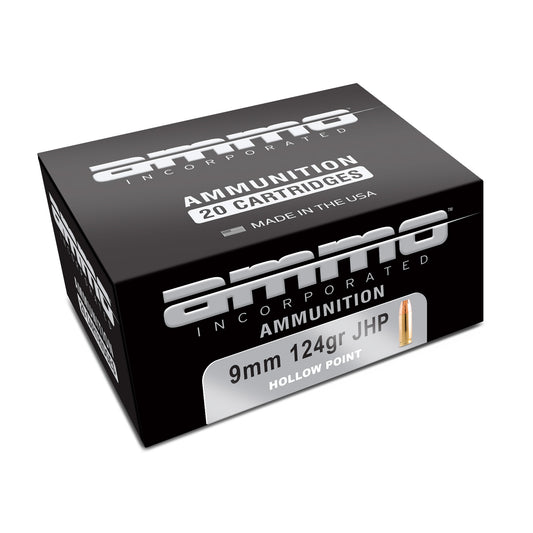 Ammo Inc Signature 9mm 124 Grain Hollow Point Ammunition * 20 Rounds
