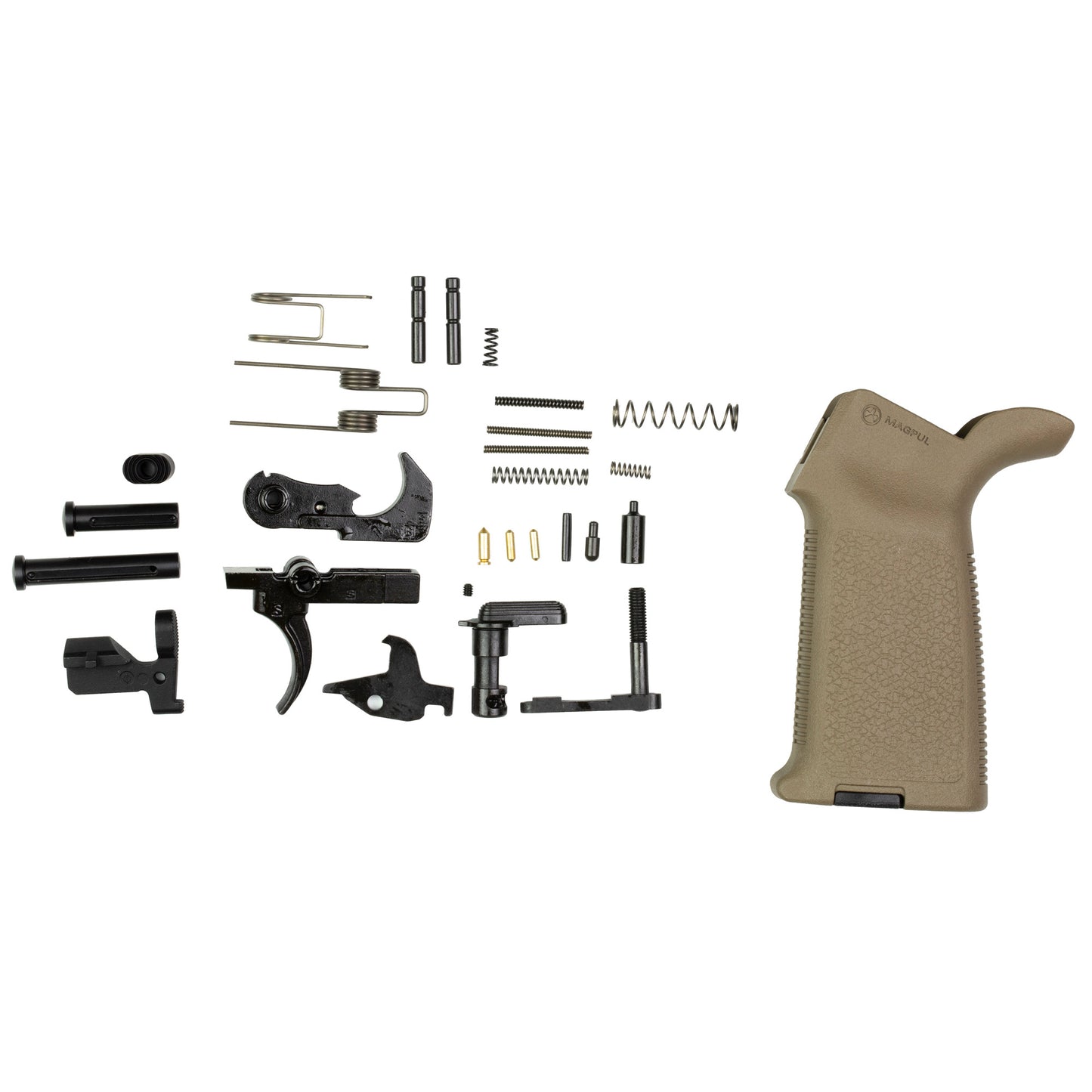 Aero Precision M5 AR-10 Lower Parts Kit with Magpul MOE Grip in Flat Dark Earth
