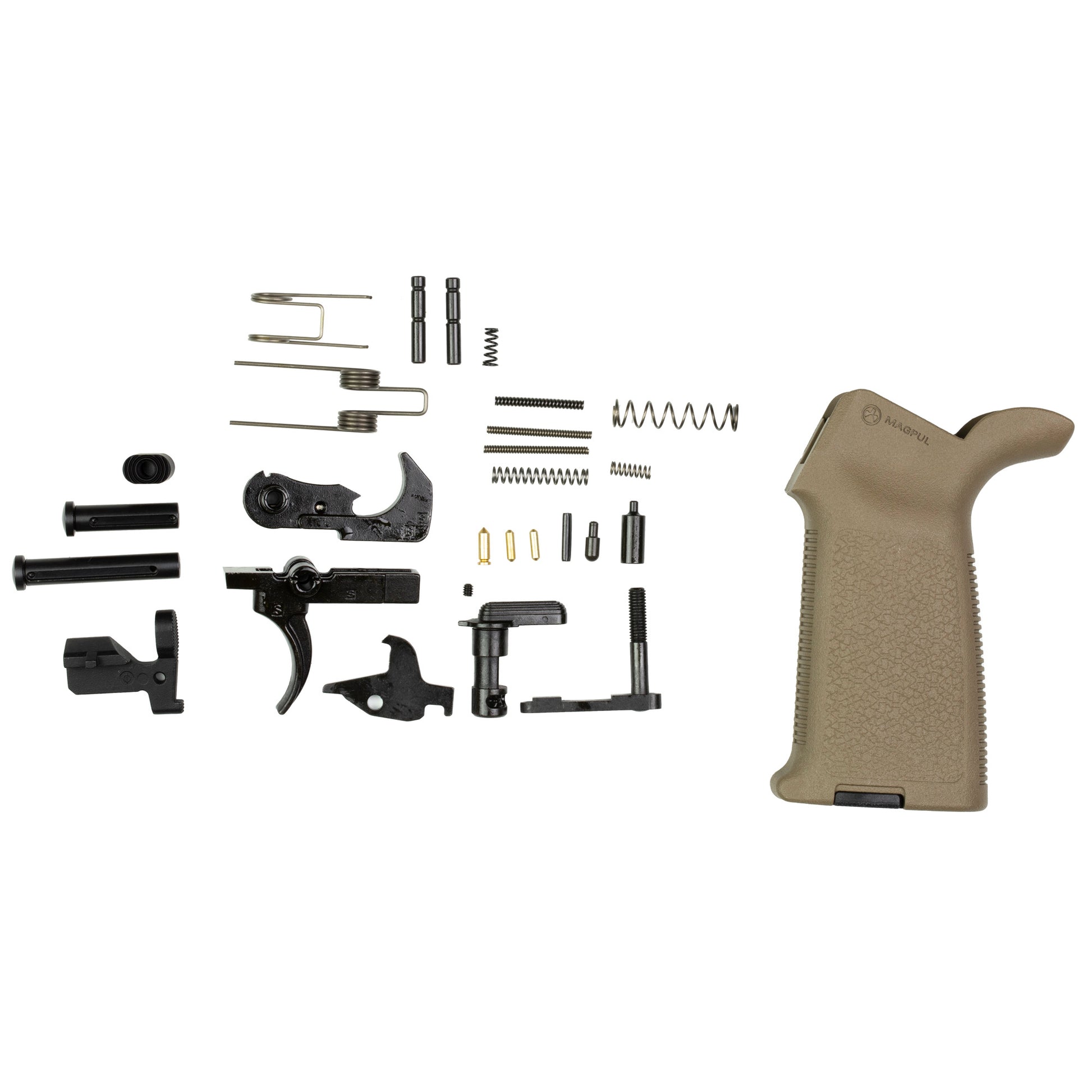 Aero Precision M5 AR-10 Lower Parts Kit with Magpul MOE Grip in Flat Dark Earth