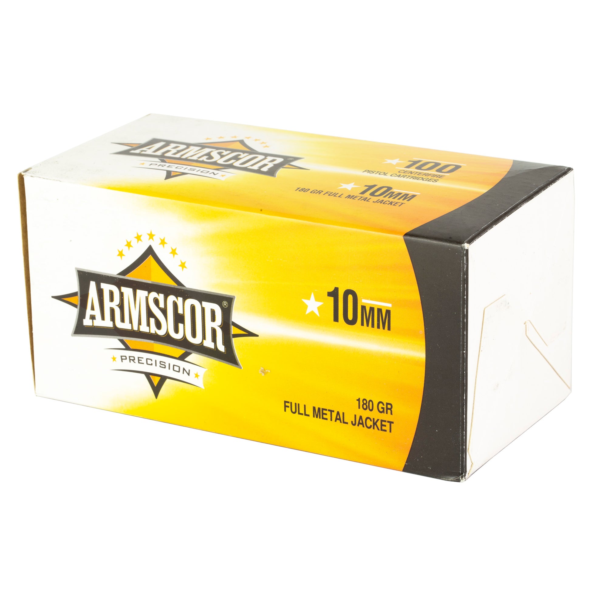 Armscor 10mm 180-Grain Full Metal Jacket Ammo * Reliable Performance for Handgun and Range Shooting