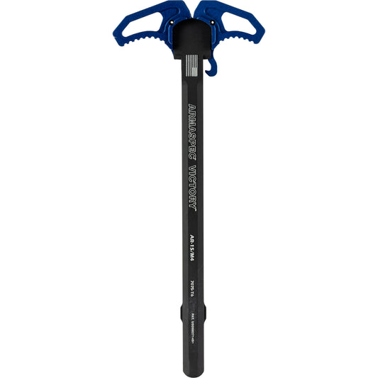 Armaspec Victory Ambidextrous Charging Handle - Blue for 5.56/.223 Rifles and Pistols
