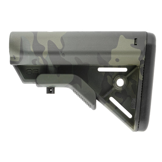 B5 Systems BRAVO Stock for AR-15/M4 * Mil-Spec, MultiCam Black