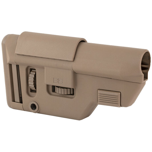 B5 Systems Collapsible Precision Stock Short FDE * Adjustable Milspec Carbine Stock for AR-15 and M4 Rifles
