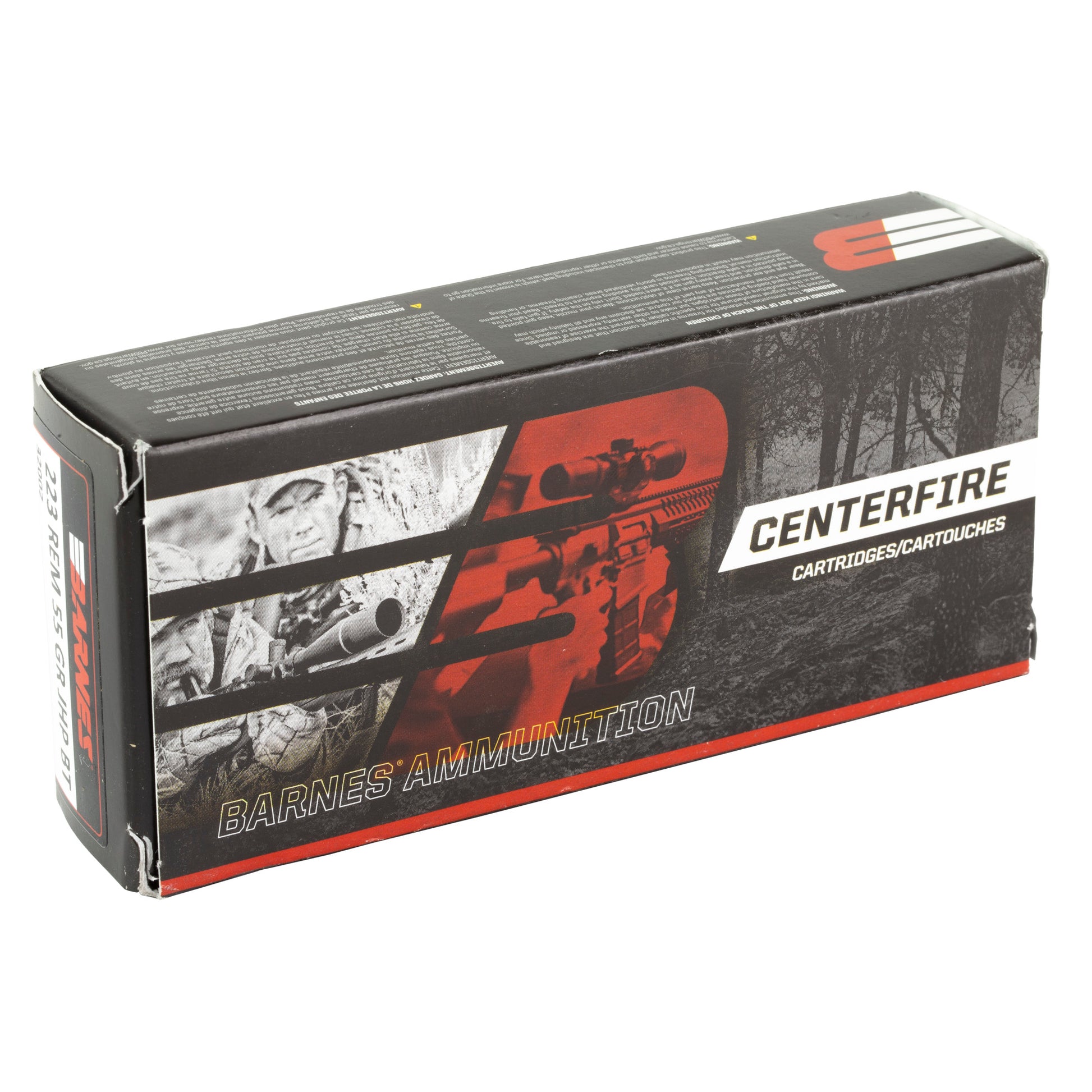 Barnes Ammunition 223 Remington 55 Grain Hollow Point - Precision Shooting Ammo