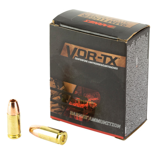 Barnes VOR-TX Handgun Ammunition 9mm 115 Grain XPB - 20 Rounds per Box
