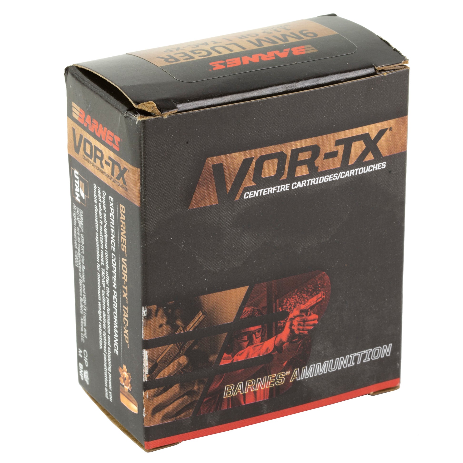 Barnes VOR-TX Handgun Ammunition 9mm 115 Grain XPB - 20 Rounds per Box