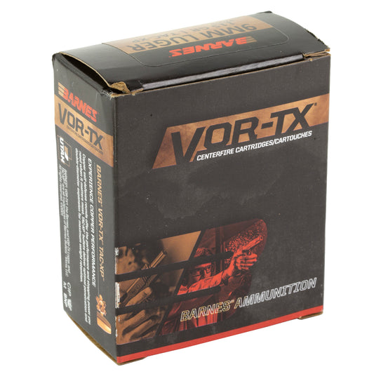 Barnes VOR-TX Handgun Ammunition 9mm 115 Grain XPB - 20 Rounds per Box