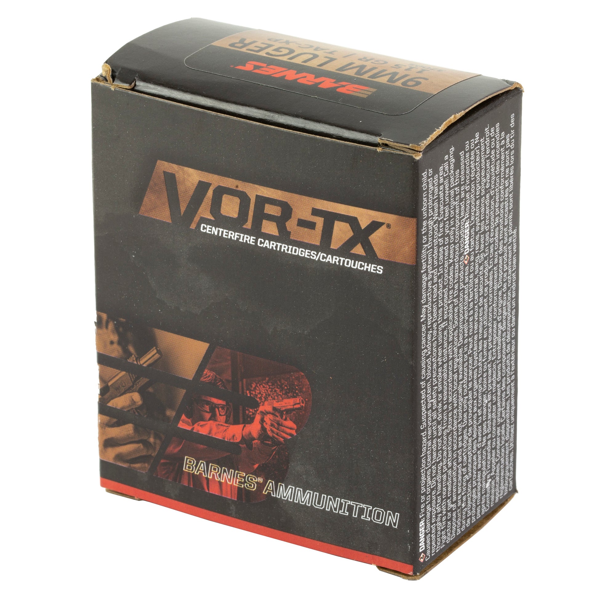 Barnes VOR-TX Handgun Ammunition 9mm 115 Grain XPB - 20 Rounds per Box