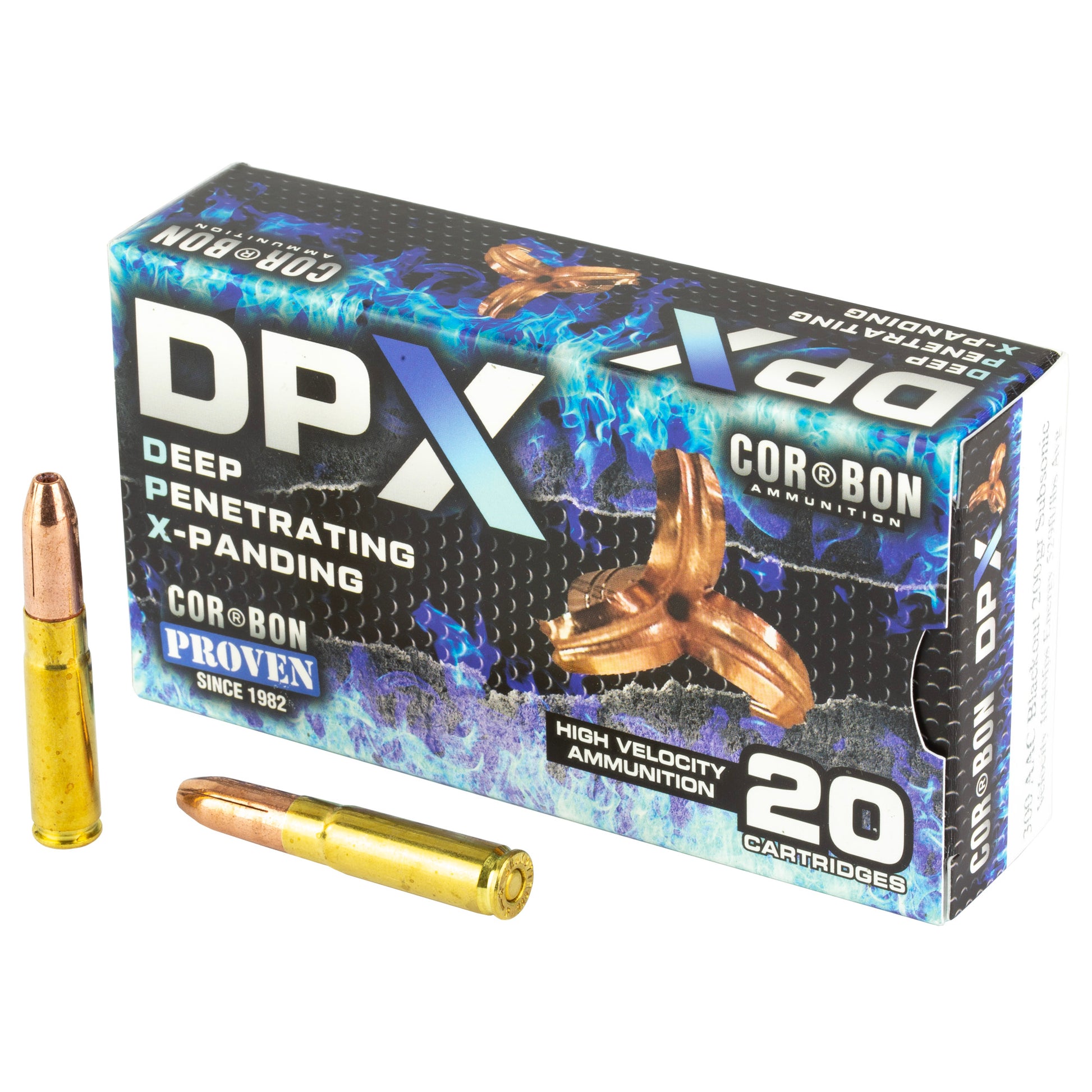 Corbon Ammo DPX 300 Blackout 200 Grain Deep Penetrating X Hollow Point Ammunition
