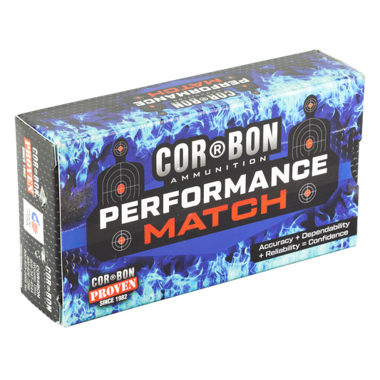 Corbon Ammo Performance Match 9mm Luger 147-Grain Full Metal Jacket Ammunition (50 Rounds)