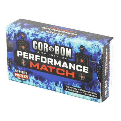 Corbon Ammo Performance Match 9mm Luger 147-Grain Full Metal Jacket Ammunition (50 Rounds)
