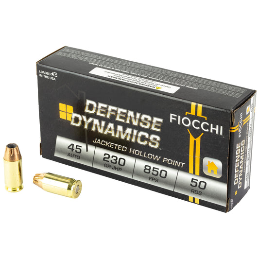 Fiocchi Ammunition 45ACP 230 Grain Hollow Point Centerfire Pistol Ammo * Reliable Defensive Performance