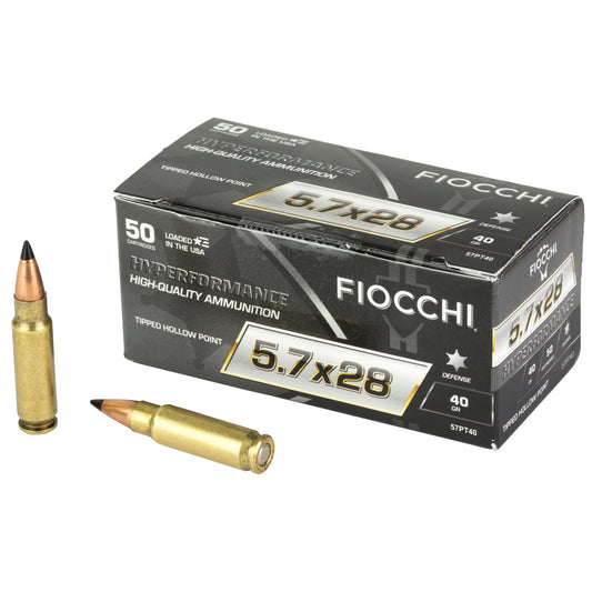 Fiocchi Ammunition Hyperformance 5.7x28mm 40 Gr Hollow Point * Reliable Defensive Cartridge