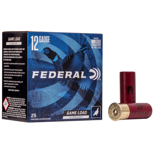 Federal Game Load 12 Gauge 2.75-Inch Shotshells with #7.5 Shot * Reliable Upland Game Hunting Ammunition