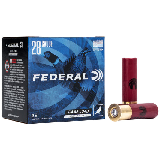 Federal Game Load 28 Gauge 2.75" #7.5 Shot - 1 oz, 25 Rounds per Box