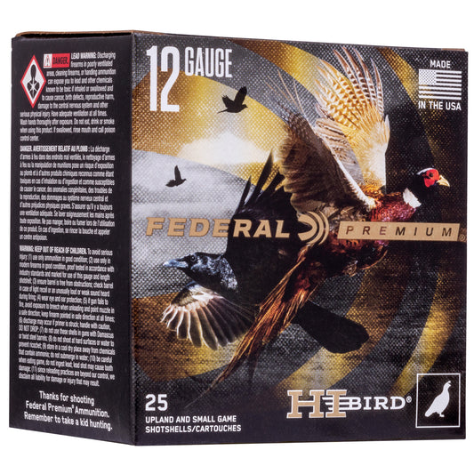 Federal Hi-Bird 12 Gauge 2.75-Inch #5 Shot Shells * 1 1/4 Ounce, 25 Rounds per Box