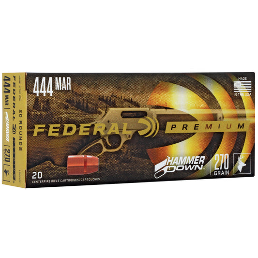 Federal Hammer Down Buckshot for 444 Marlin - 270 Grain Soft Point, 20 Rounds per Box