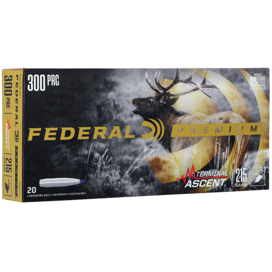 Federal Premium Terminal Ascent 300 PRC 215-Grain Nosler AccuBond Bullet * 20 Rounds