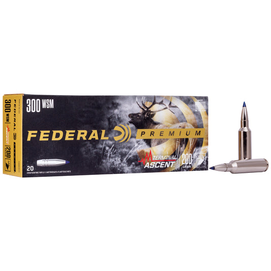 Federal Premium Terminal Ascent 300 Winchester Short Magnum 200 Grain Ammunition * High-Performance Hunting Rounds