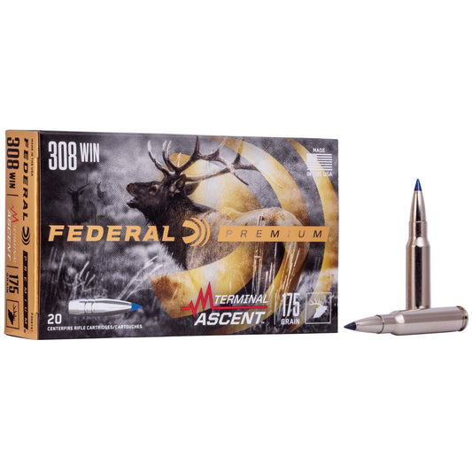Federal Premium Swift Scirocco II 308 Winchester 175 Grain Terminal Ascent Bullets (20 Rounds per Box)