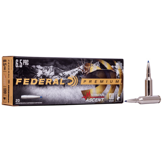 Federal Premium Terminal Ascent 6.5 PRC 130 Grain Bonded Hunting Ammunition (20 Rounds)