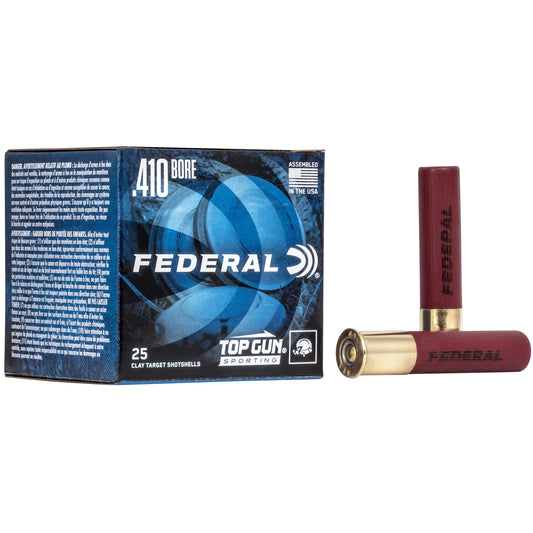 Federal Top Gun Sporting Lead Shotshells for 410 Gauge * 1/2 oz #7.5 * Reliable Performance for Clay Shooting