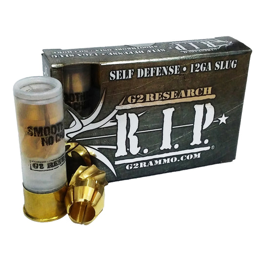 G2 Research RIP 12 Gauge 2.75-Inch 122-Grain Slug * High-Performance Shotgun Projectile for Home Defense and Tactical Use