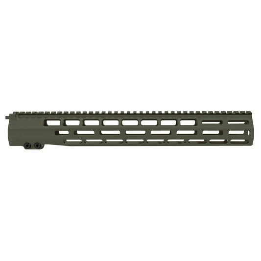 Grey Ghost Precision GGP AR-10 15-Inch M-LOK Handguard in Olive Drab Green