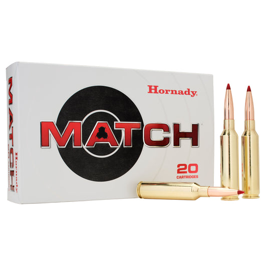 Hornady Match 7mm PRC 180 Grain ELD Match Rifle Ammunition - Precision Accuracy for Long-Range Shooting
