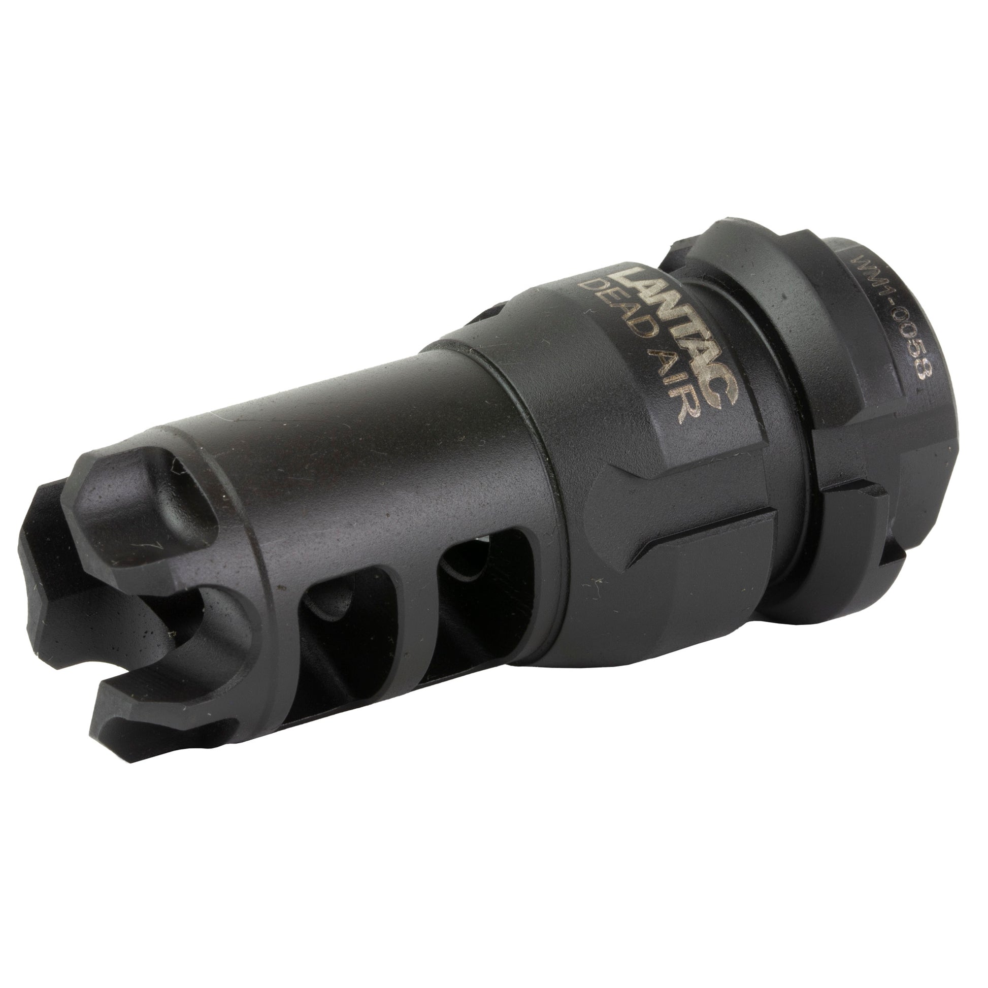 Lantac Dragon Muzzle Brake for 9mm with Dead Air KEYMO Mount - Black