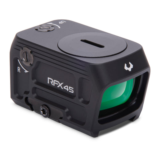 Viridian RFX45 Green Dot Reflex Sight for Glock & MOS - 3 MOA Green Dot, 24mm Objective, All Machined Aluminum Housing