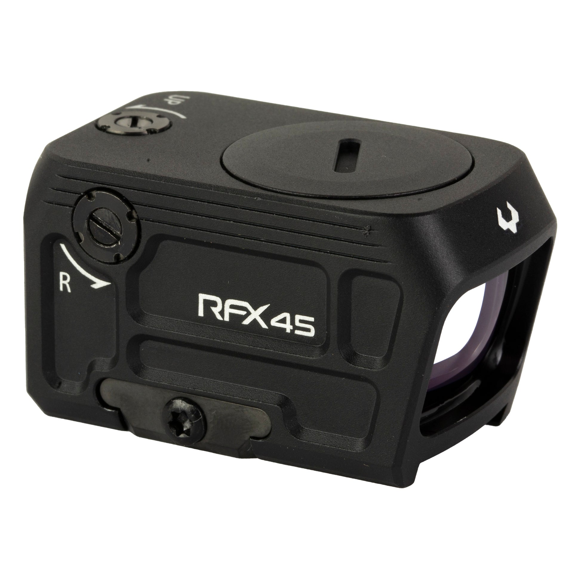 Viridian RFX45 Green Dot Reflex Sight with RMR Adapter * 24mm Objective, 1X Magnification, Black