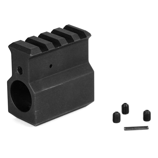 LBE Unlimited ARRGB-UH .750 Gas Block with Rail in Black