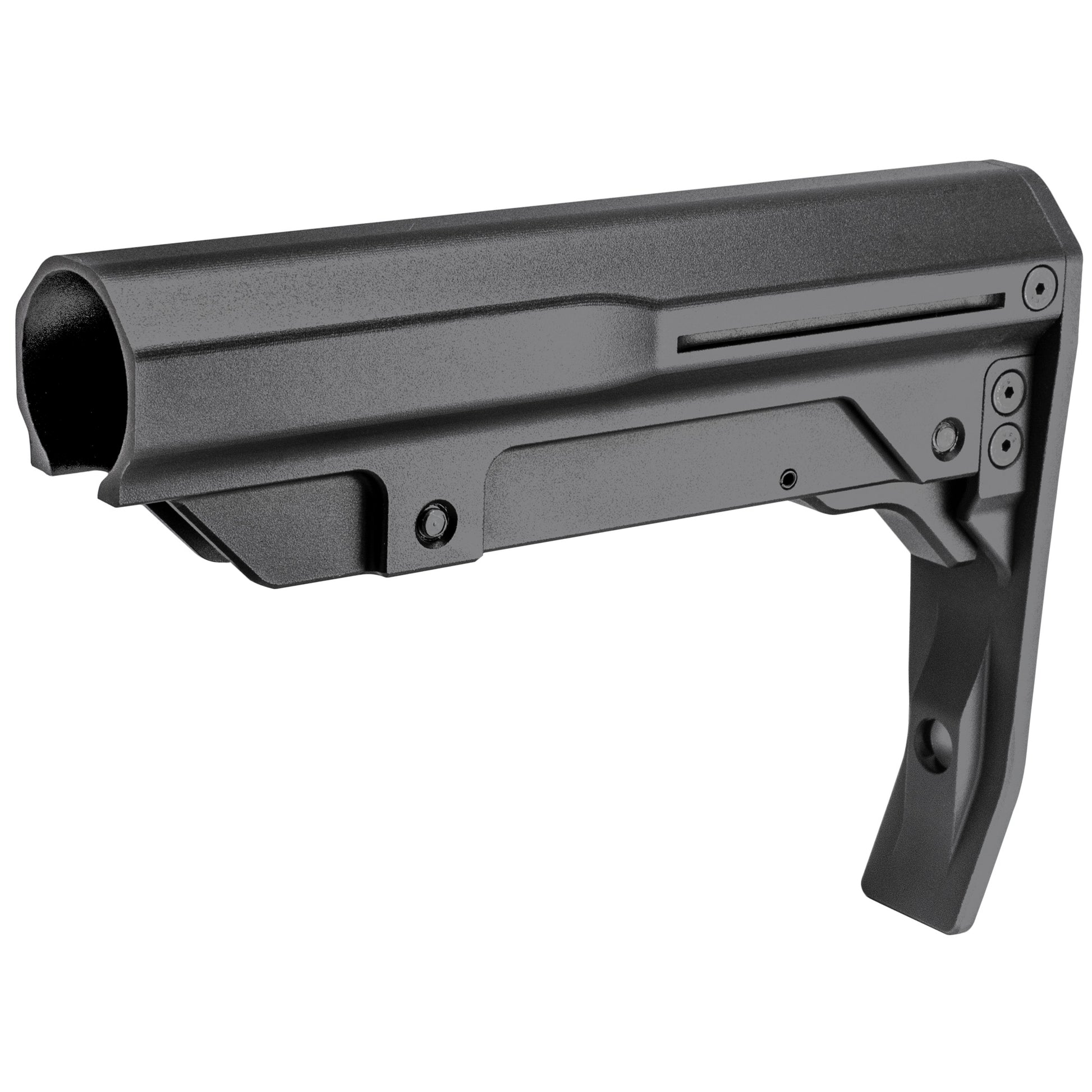 Mission First Tactical Battlelink Minimalist Stock for AR-15 in Black - Model BMSMIL-MTL-BL
