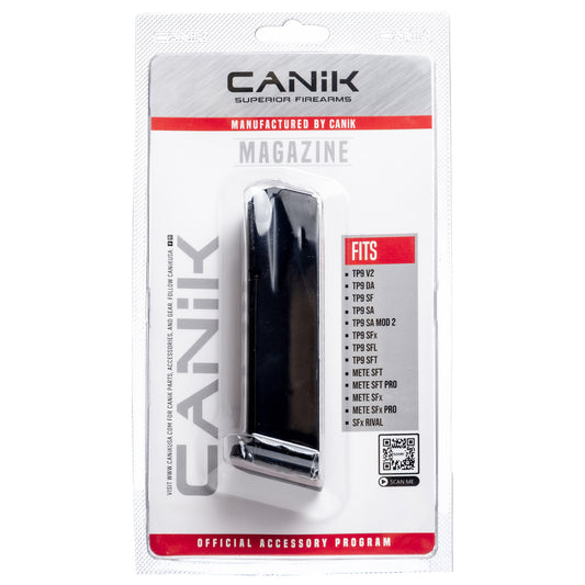 CANIK MAG CENT ARMS TP9 9MM 18-Round Magazine * Durable Steel Construction for Reliable Performance