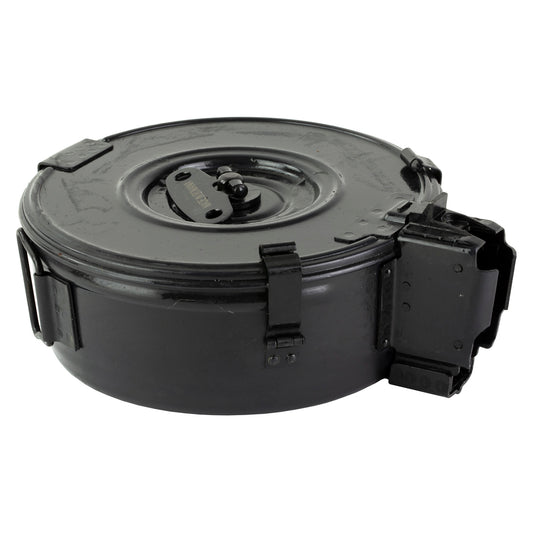 Century Arms MAAK78B 75-Round Drum Magazine for AK-47 - Blue Steel Construction