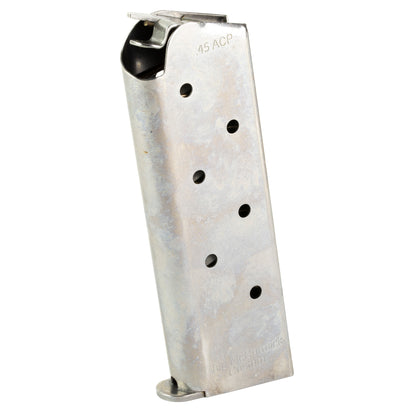 CMC Products Classic 1911 Magazine for .45 ACP, 7-Round Capacity, Silver Finish