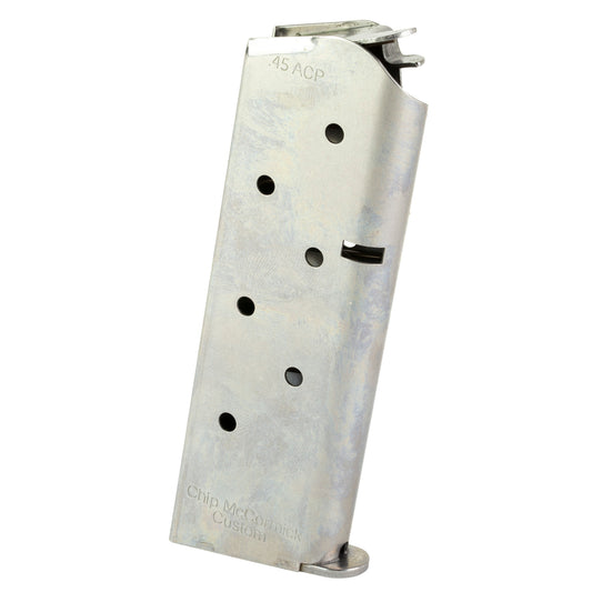 CMC Products Classic 1911 Magazine for .45 ACP, 7-Round Capacity, Silver Finish