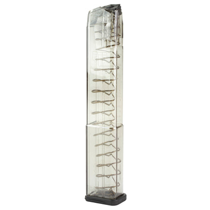 Elite Tactical Systems Group ETS MAG for Glock 17/19 9mm 32-Round G2 Clear Magazine