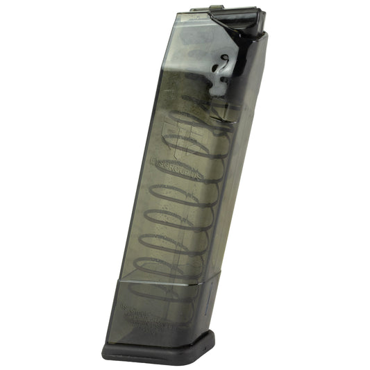 Elite Tactical Systems Group ETS Mag for Glock 21/30, 45 ACP, 18-Round Capacity, Carbon Smoke