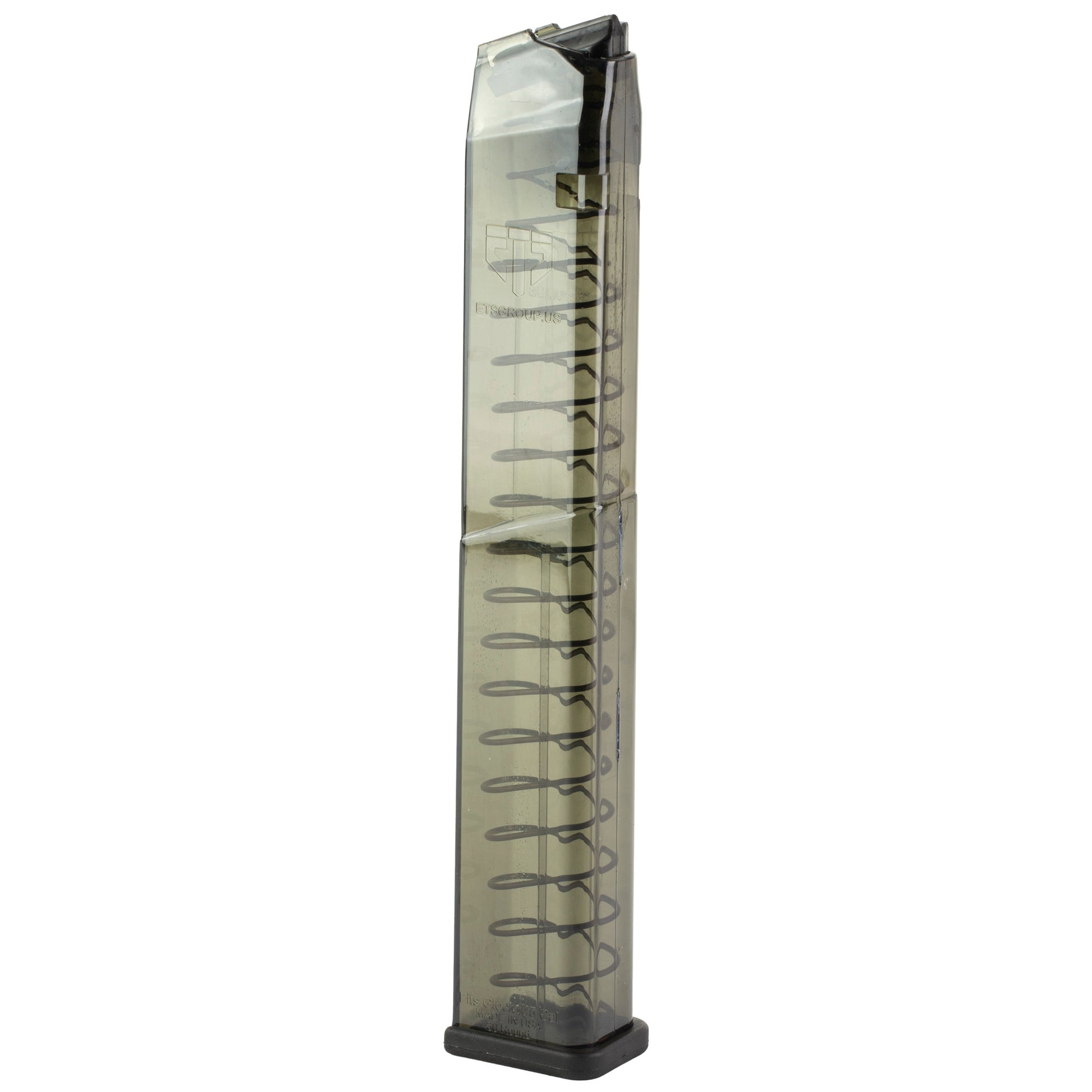 Elite Tactical Systems Group ETS Mag for Glock 21/30 45 ACP * 30 Round Carbon Smoke Magazine