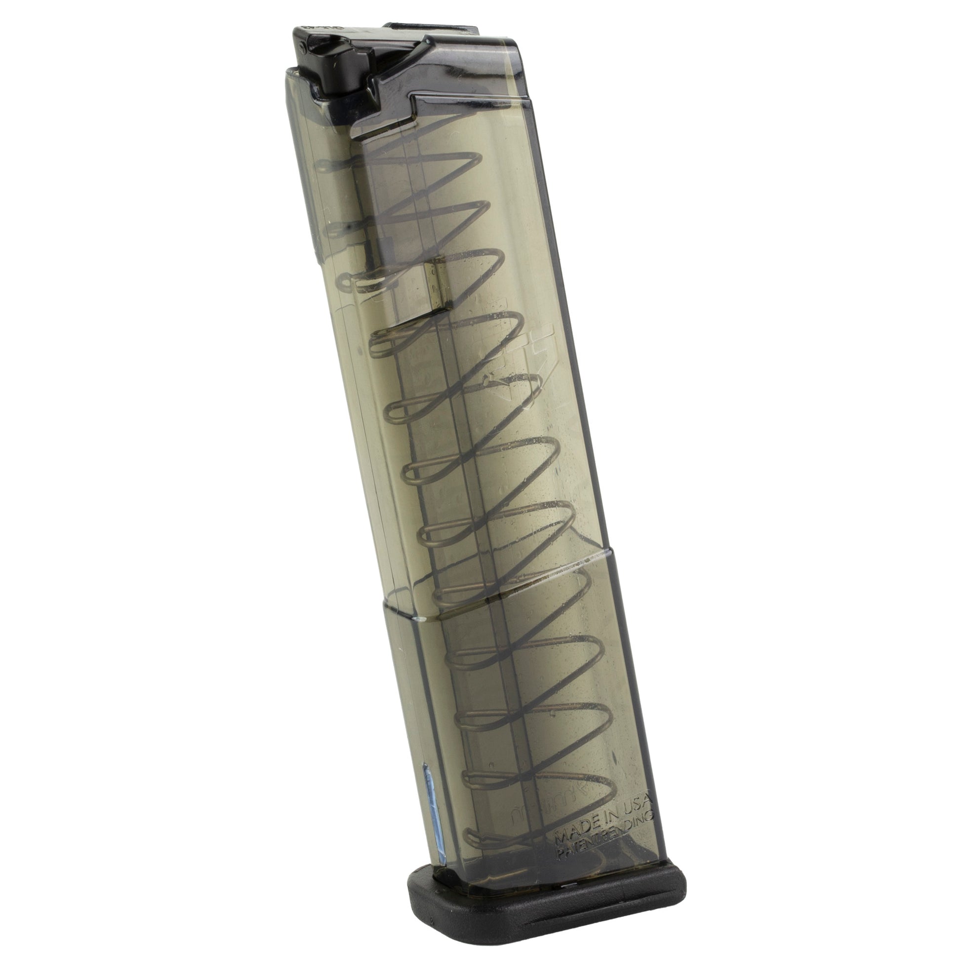 Elite Tactical Systems Group ETS Mag for Glock 43 9mm, 12-Round Capacity, Carbon Smoke Finish