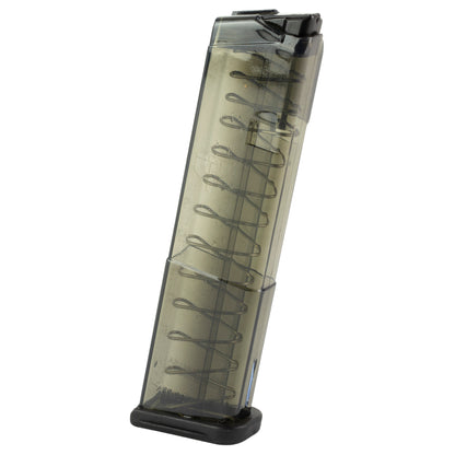 Elite Tactical Systems Group ETS Mag for Glock 43 9mm, 12-Round Capacity, Carbon Smoke Finish
