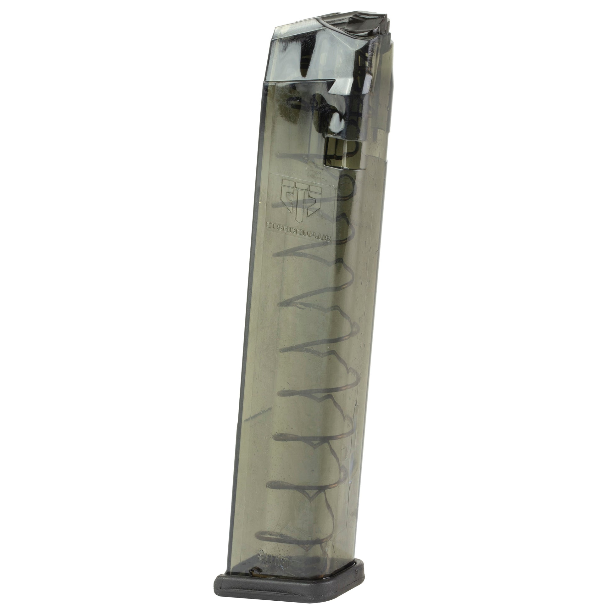 Elite Tactical Systems Group ETS Mag for Glock 17/19 9mm 27-Round Carbon Smoke