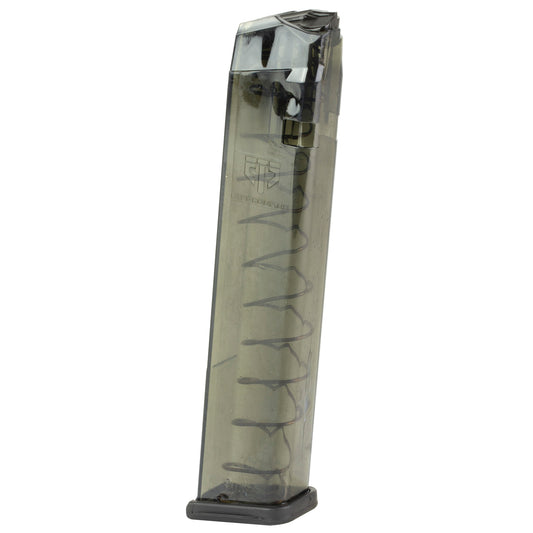 Elite Tactical Systems Group ETS Mag for Glock 17/19 9mm 27-Round Carbon Smoke