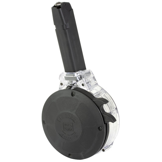 KCI USA Glock 40 S&W 50-Round Drum Magazine - Black, Part No. KCI-MZ028